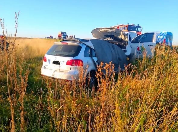 Choque frontal en Ruta 33 con tres víctimas fatales en Guaminí