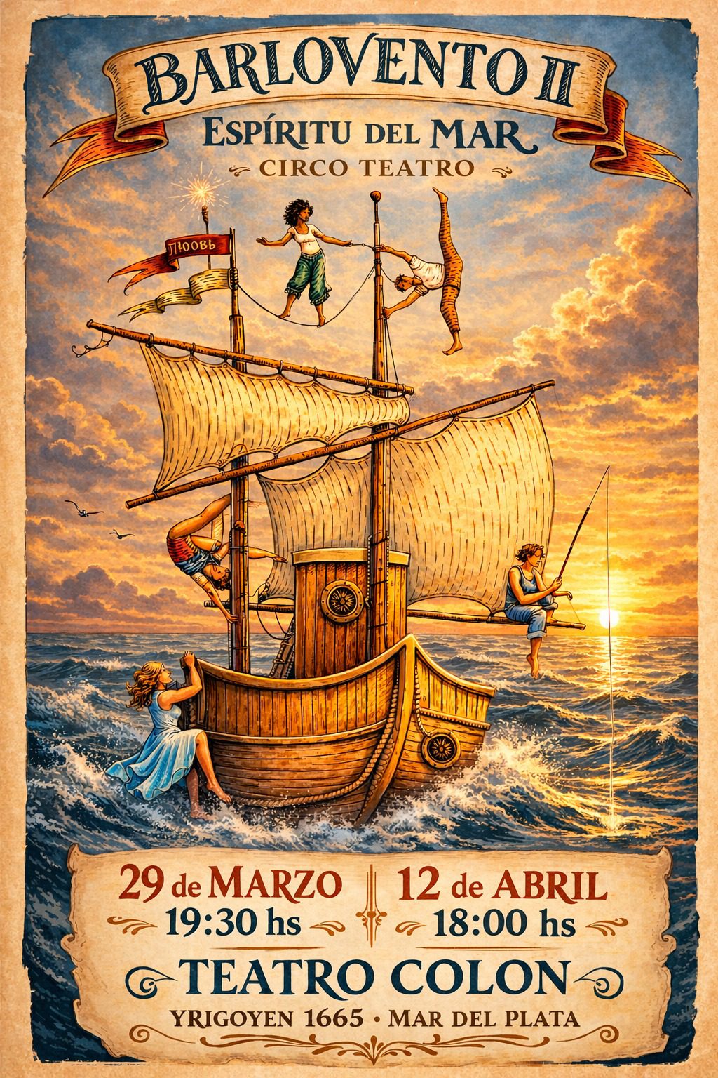 Escena de Espíritu del Mar