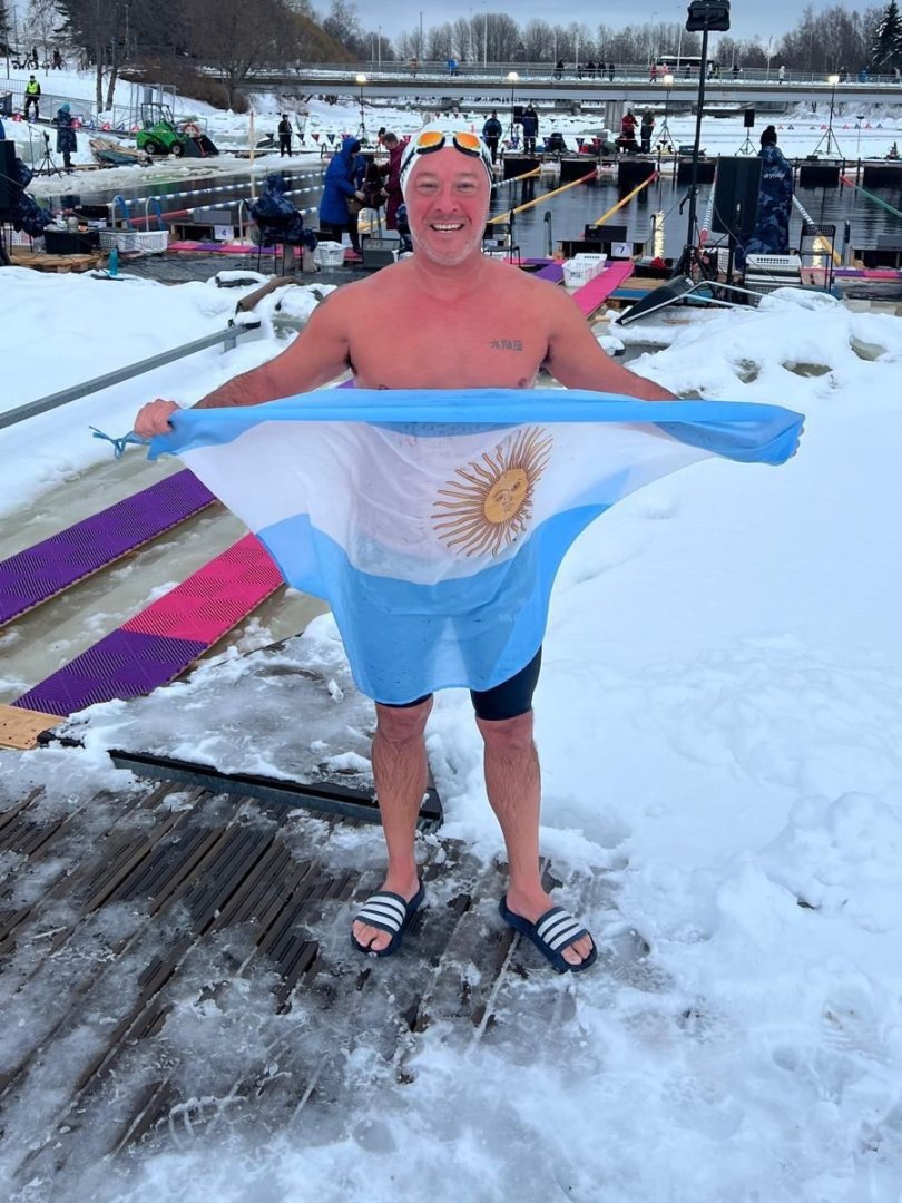 Rubén González tras su travesía en Finlandia