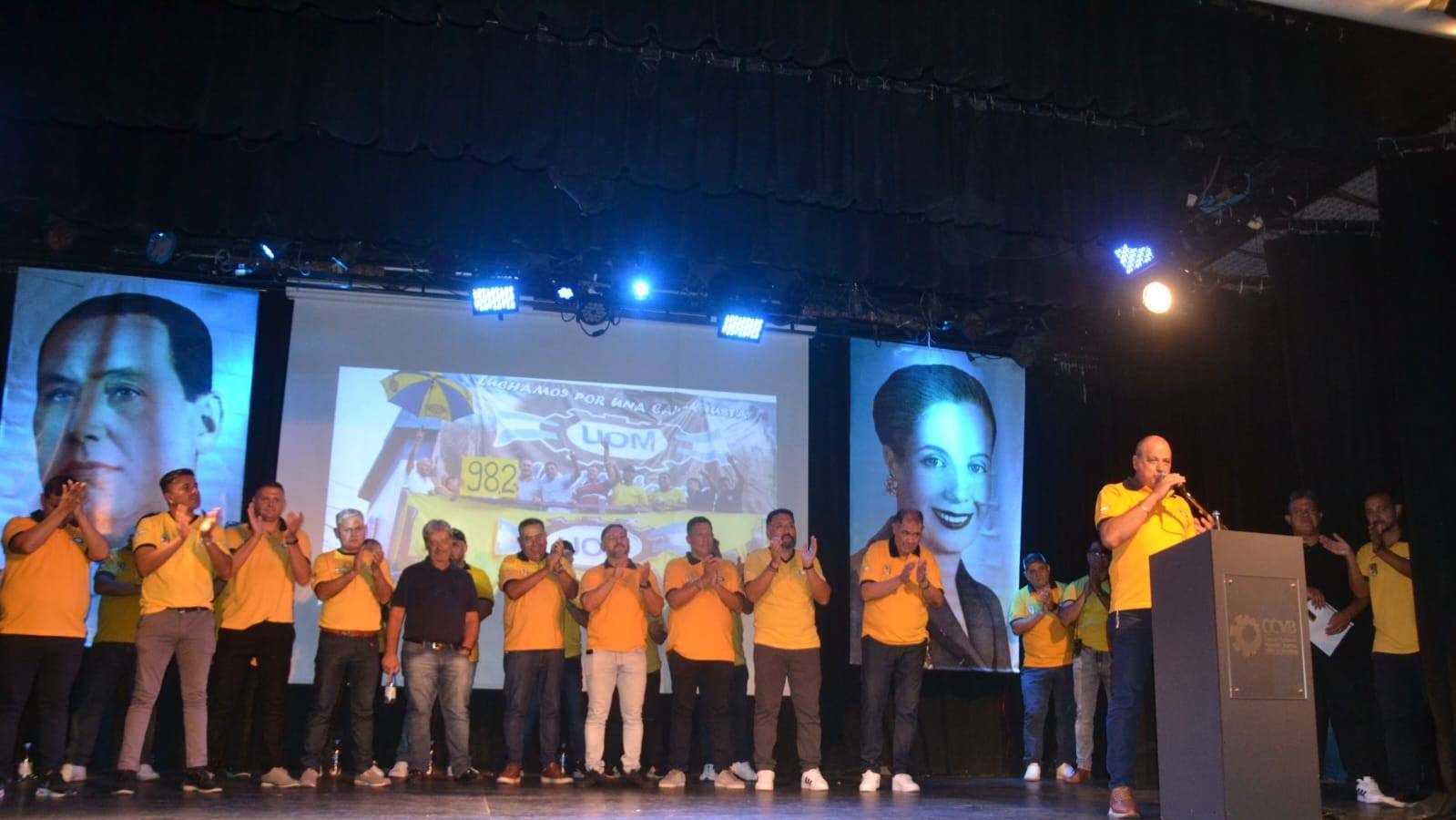 Esteban Cabello renovó su liderazgo en la UOM La Matanza con apoyo unánime