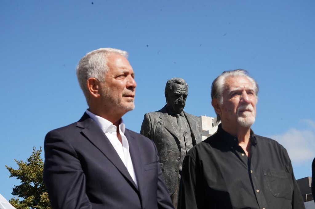 Ricardo Alfonsín en acto homenaje