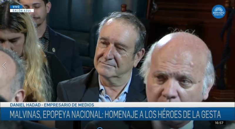 Acto en el Senado en homenaje a héroes de Malvinas