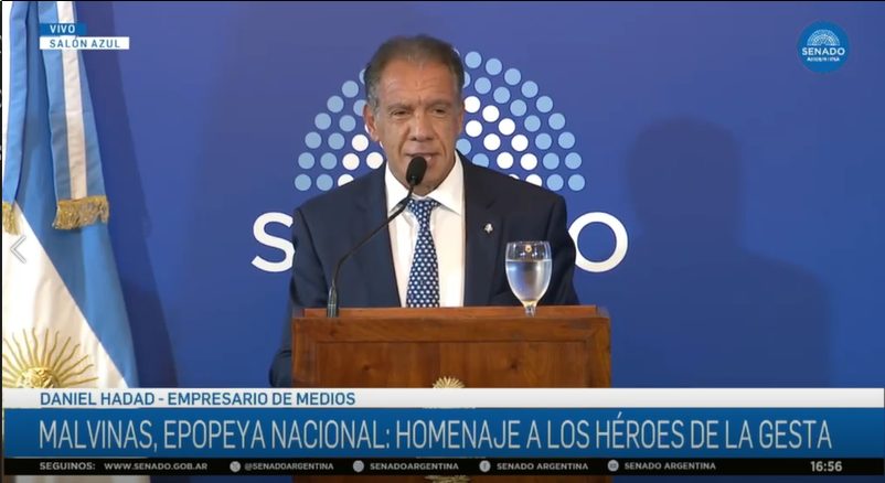 Senado homenajea a veteranos y civiles en inicio de la Semana de Malvinas