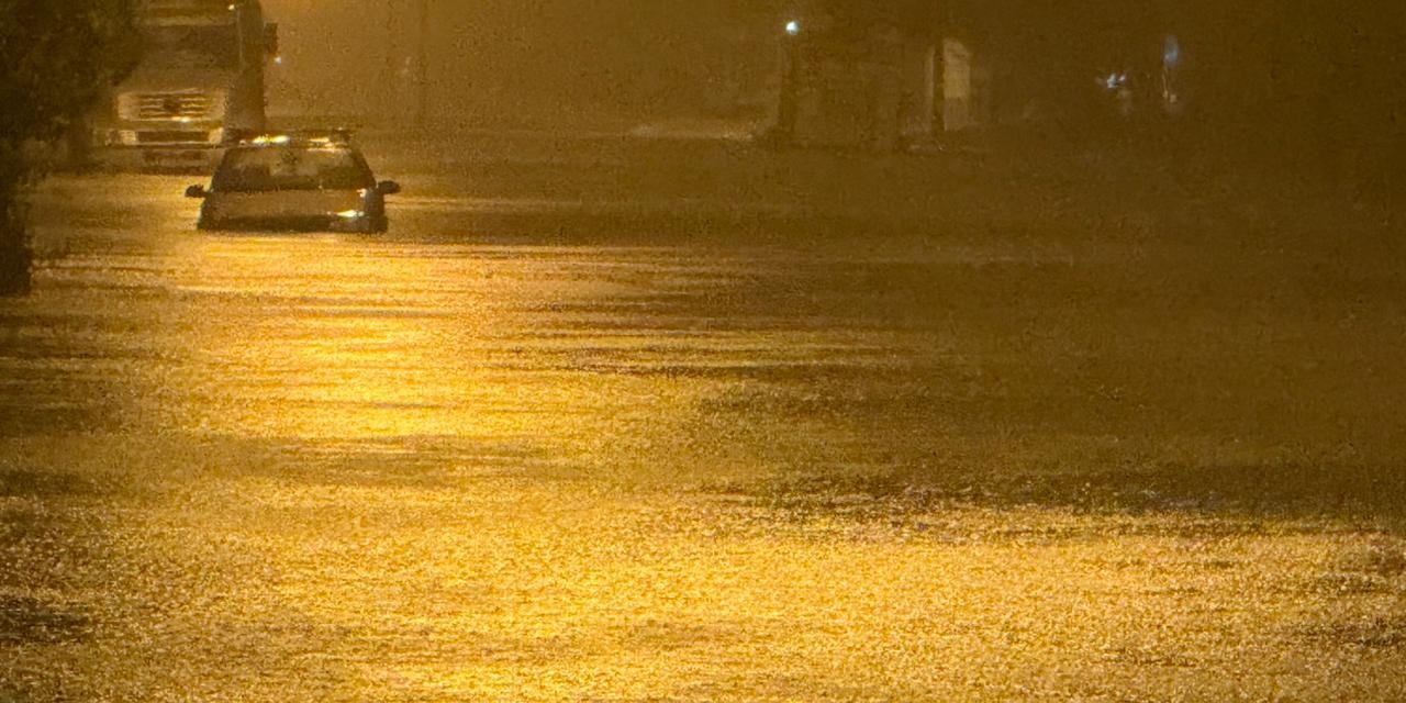 Temporal en Olavarría provoca anegamientos y evacuación familiar