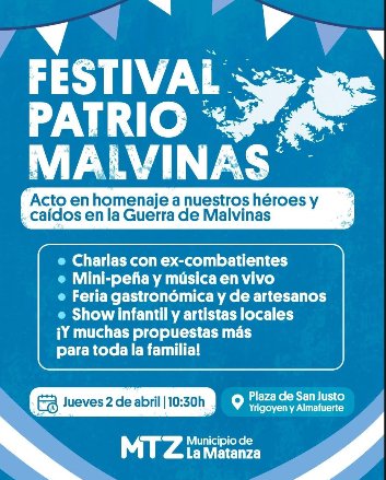 Ex combatientes durante un evento en La Matanza