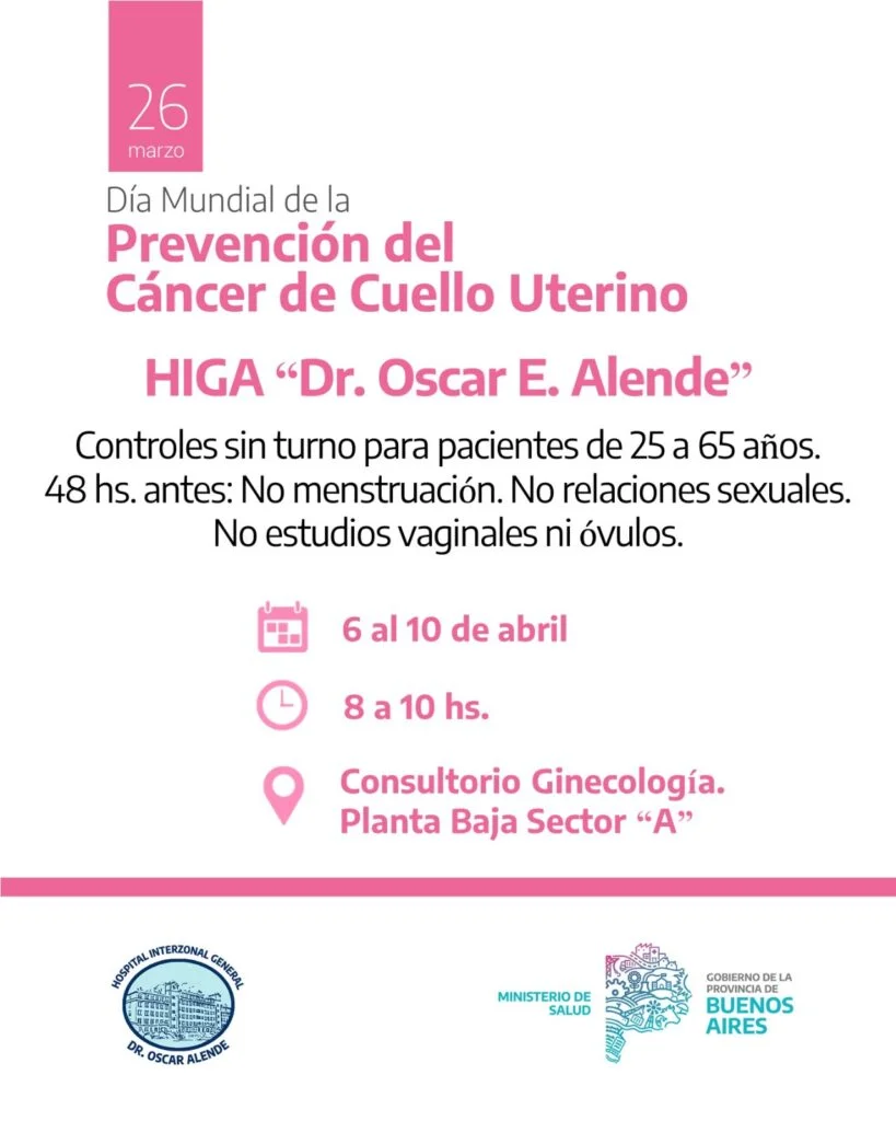 campaña de prevención del cáncer de cuello uterino