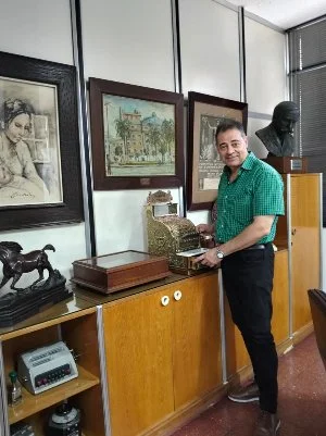 J. Miguel Volonnino junto a Héctor Polino